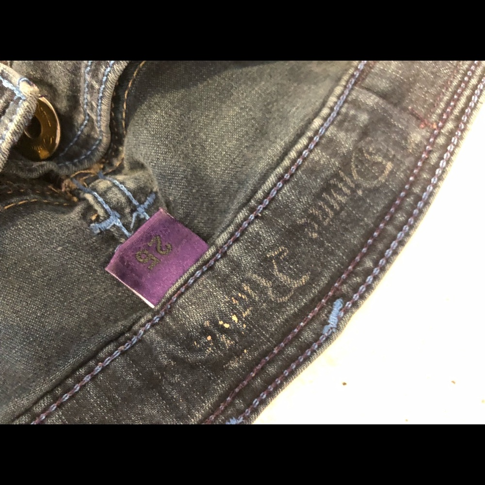 Dark denim jeans